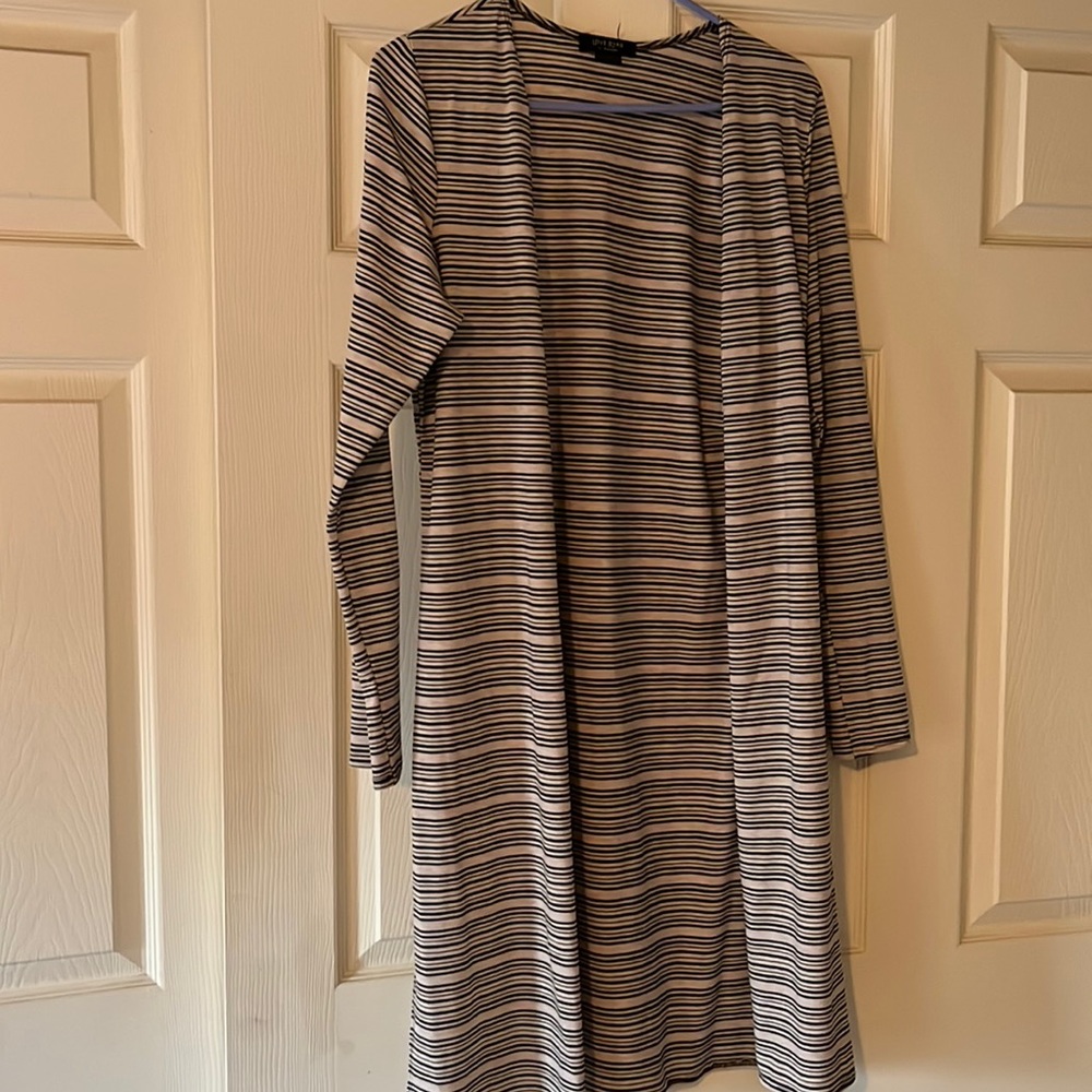 Love Ryan striped cotton cardigan